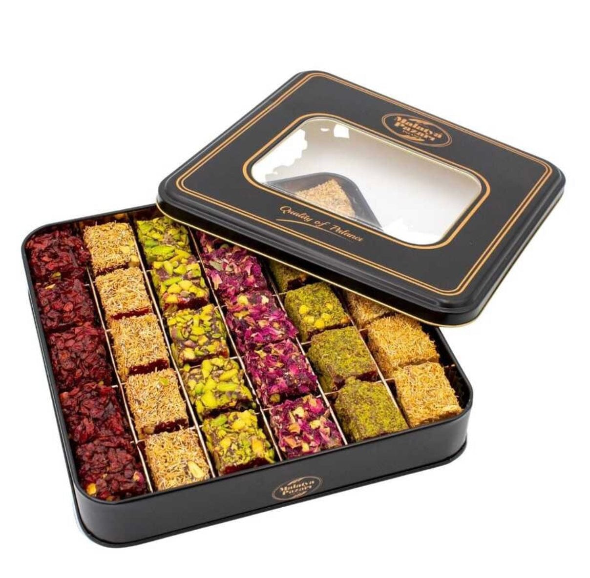 Mixed Fitil Turkish Delight Premium metal box